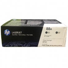 惠普（HP) CC388AD 黑色硒鼓 88A双支装(适用HP LaserJet1108 1106 M1213 1216 1136 M202 M226/M126 M128系列等)