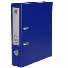 富得快（Fudek）HY3052 PVC档案夹/纸板夹 A4 3寸 蓝色