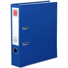 金得利（KINARY）CB1102 PVC半包胶档案夹 A4 3寸 蓝色
