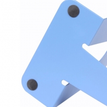 齐心（COMIX）A1101 中号铁书立 186mm 颜色随机