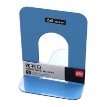 得力（DELI）9261 小号铁书立 165mm（颜色随机）