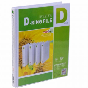 远生（USIGN）US-1040D A4 4孔 D型 三面插页文件夹 背宽32mm 白色