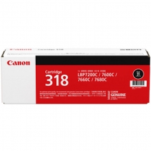 佳能（Canon）CRG-318 BK 黑色硒鼓（适用CANON LBP7200cd 7200cdn 7660cdn）