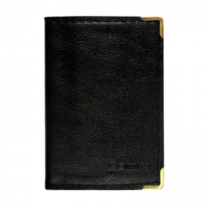 齐心（Comix）NU36 可放36枚 便携式软皮名片册/名片夹 单格 黑色