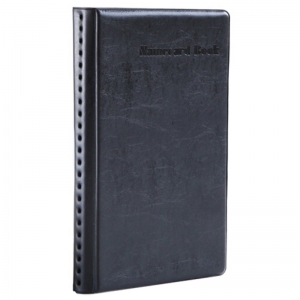 得力（deli）5783 可放180枚 摊开式名片册/名片夹/名片簿 颜色随机