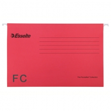 易达（Esselte）393117 FC(403*245mm) 挂快劳/挂式文件夹/吊夹/快劳夹 25个/盒 红色