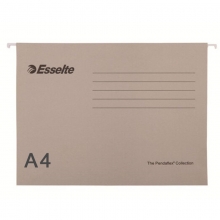 易达（Esselte）393120 A4(345*245mm) 挂快劳/挂式文件夹/吊夹/快劳夹 25个/盒 灰色