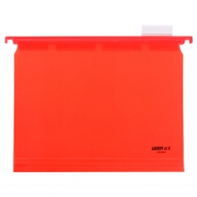 远生（USIGN）US-002A 电脑挂夹/吊挂文件夹/快劳夹/挂劳夹 A4 10个/盒 红色