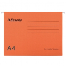 易达（Esselte）393129 A4(345*245mm) 挂快劳/挂式文件夹/吊夹/快劳夹 25个/盒 橙色