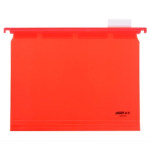 远生（USIGN）US-002A 电脑挂夹/吊挂文件夹/快劳夹/挂劳夹 A4 10个/盒 红色