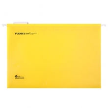 富得快（Fudek）S98330A 吊挂快劳/挂劳夹/吊挂文件夹 FC 25个/盒 黄色