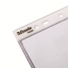 易达（Esselte）76020 11孔5色10页索引文件保护袋/文件套/分页袋 单包装
