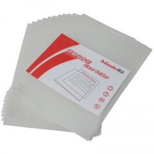 易达（Esselte）700240 透明文件套/单页夹/单片文件夹/单片夹/L型文件袋 白色 12个/包