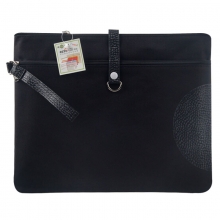 渡美（Dumei）NF633-A4 牛津布双层拉链文件袋/手提资料袋 A4 (34.3*26.5cm) 黑色