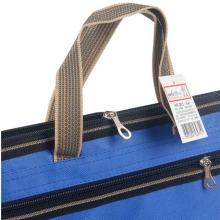 渡美（Dumei）NF-263 多功能手提双拉链文件袋 A4 36*27.5cm 黑色