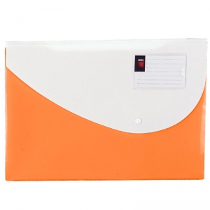 得力（deli）5506 实色按扣文件袋/纽扣袋/资料袋 颜色随机 10个/袋