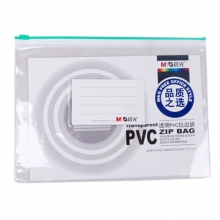 晨光（M&G）ADM94505 透明PVC拉边袋/文件袋 8K (28*39.5cm) 颜色随机 12个/包