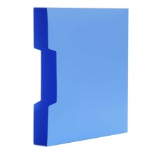 得力（deli）5200 标准型资料册/插页袋 A4 100页 蓝色