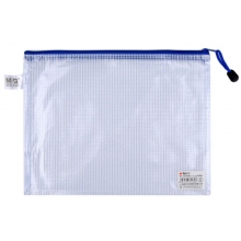 晨光（M&G）ADM94507 透明网格拉链袋/文件袋 B5 颜色随机 12个/包