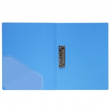 得力（Deli）5301 A4单强力+插袋文件夹/资料夹 蓝色