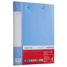 齐心（Comix）AB600A-W 双强力夹A4文件夹/资料夹 蓝色