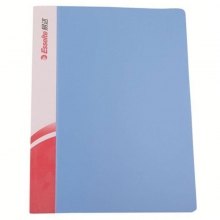 易达（Esselte）88035 舒适型单长押夹文件夹 A4 背宽18mm 蓝色