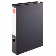 齐心（Comix）A1297 A4 55mm 磁扣式PVC档案盒/A4文件盒/资料盒 黑色