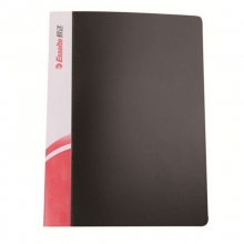 易达（Esselte）88037 舒适型单长押夹文件夹 A4 背宽18mm 黑色