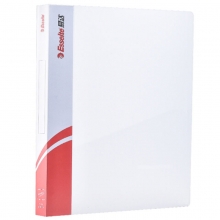 易达（Esselte）88018 舒适型单强力文件夹 A4 背宽18mm 透明白