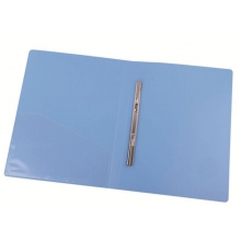 易达（Esselte）88025 舒适型单弹簧文件夹 A4 背宽18mm 蓝色
