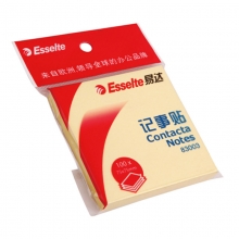 易达（Esselte）83003 黄色记事贴/便利贴/便签纸 75mm*75mm 100页/本 12本装