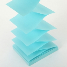 3M（3M）R330P 抽取式便条纸/报事贴 76*76mm 蓝色 12本/包