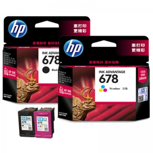 惠普（HP）678 黑彩套装墨盒（适用HP Deskjet1018 2515 1518 4648 3515 2548 2648 3548 4518）