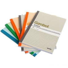渡边（Gambol）G5807 无线胶装笔记本/软抄本/记事本 A5-80页 混色 6本装