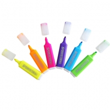 齐心（Comix）HP908 持久醒目荧光笔/颜色笔/标记笔 紫色 10支装