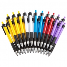 齐心（Comix）BP104R 舒写圆珠笔/原子笔/中油笔 0.7mm 蓝色 24支装