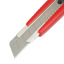 齐心（Comix）B2804 大号加强定位带金属保护套美工刀/裁纸刀/壁纸刀 18mm 颜色随机