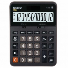 卡西欧（CASIO）DX-12B 商务计算器 大型机 12位 塑料面板/黑色（DX-12S升级款）