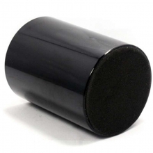 得力（deli）907 圆形塑料办公笔筒 颜色随机 H104*Φ80mm