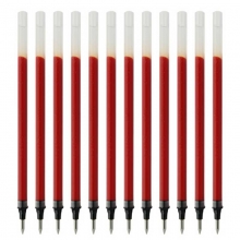 三菱（UNI）UMR-5 中性笔替芯（适用UM-100）0.5mm 红色 12支装