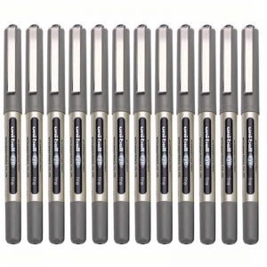 三菱（Uni）UB-157 直液式中性笔/耐水走珠笔/签字笔 0.7mm 黑色 12支装