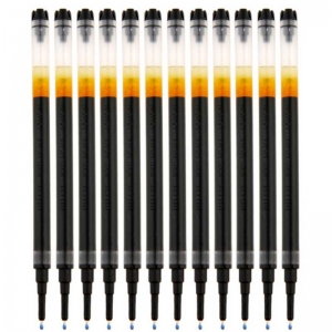 百乐（PILOT）BXS-V5RT 按动针管笔芯（适用BXRT-V5/BX-GR5）0.5mm 黑色 12支装