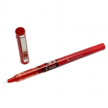 百乐（PILOT）BX-V5 针管笔/水性笔/走珠签字笔 0.5mm 红色 12支装