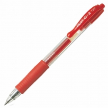 百乐（PILOT）BL-G2-5 按动中性笔/G-2啫喱笔/签字笔（替芯BLS-G2-5）0.5mm 红色 1支装