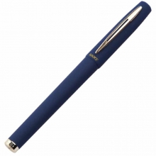 宝克（BAOKE）PC1828 大容量中性笔/磨砂杆签字笔（替芯PS1930）0.5mm 蓝色 12支/盒