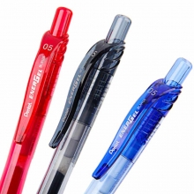 派通（Pentel）BLN105 按动中性笔/超滑速干签字笔（替芯LRN5）0.5mm 黑色 12支装