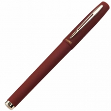 宝克（BAOKE）PC1848 大容量中性笔/磨砂杆签字笔（替芯PS1920）1.0mm 红色 12支/盒
