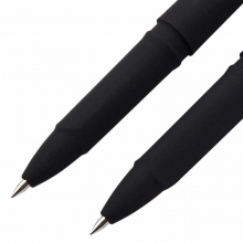宝克（BAOKE）PC1838 大容量中性笔/磨砂杆签字笔（替芯PS1800）0.7mm 黑色 12支/盒
