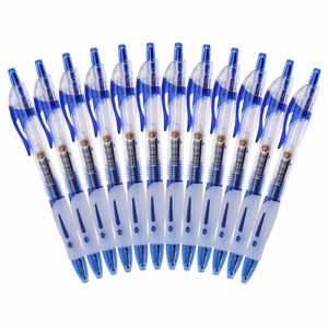 晨光（M&G） GP1163 中性笔/水笔/按动签字笔（替芯G-5）0.5mm 蓝色 12支装
