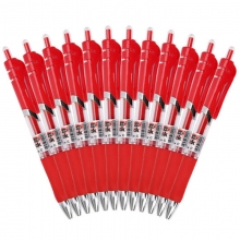 晨光（M&G）K35 经典按动中性笔/签字笔（替芯G-5）0.5mm 红色 12支/盒
